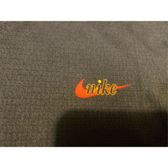 Nike Shirt Mens Medium Black Dri Fit Blue Ribbon Run Club Rise 365 Pinwheel - Picture 3 of 8